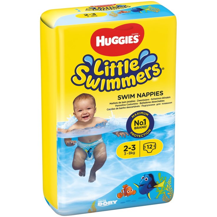 4433350_001 Huggies Little Swimmers Size 2-3 Swim Nappies 12 Pack